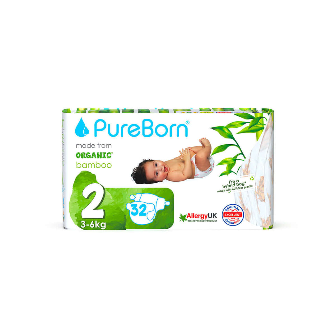 PureBorn baby diapers, size 2- My Little One