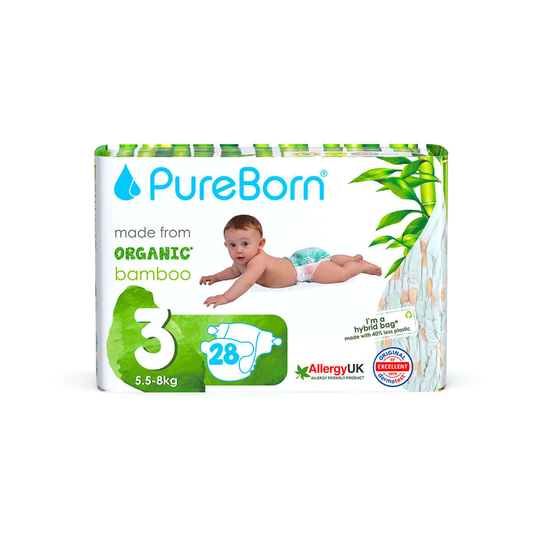 PureBorn baby diapers, size 3- My Little One