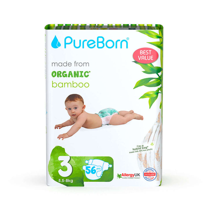 PureBorn baby diapers, size 3 - My Little One